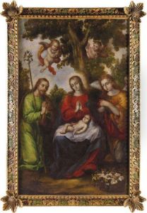 Adoracion Del Nino Jesus by Jose Manuel Carnero