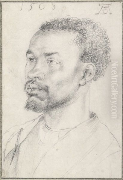 Head of an African - view 1