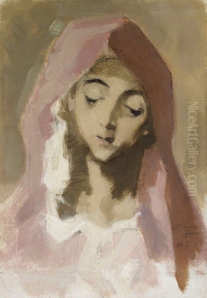Madonna de la Charite, after El Greco - view 1