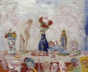 Under the Shadow of Masks by James Ensor