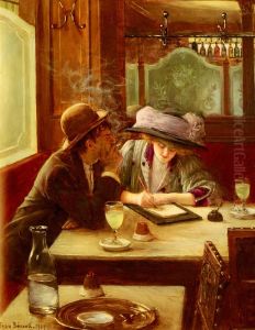 La Lettre by Jean Beraud
