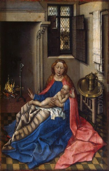 Maria mit dem Jesuskind am Kamin - view 1