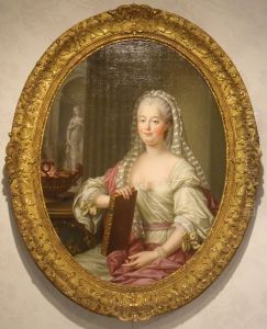 Madame de Pompadour as a Vestal Virgin by Francois-Hubert Drouais