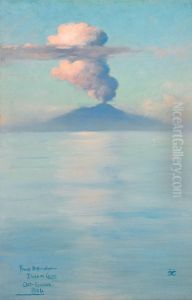 From Studio Window, Isola di Capri, October Evening by Charles Caryl Coleman
