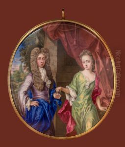 Francis, 2nd Earl of Godolphin, with wife by Charles Boit