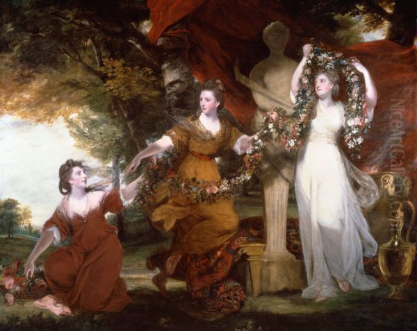 Three Ladies Adorning a Herm of Hymen - view 1