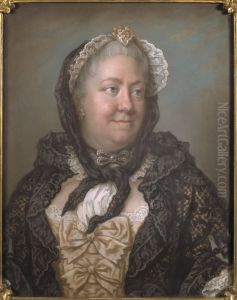 Grevinnan Ulrika Lovisa Tessin, f. Sparre. Motstycke till NMB 126 by Gustaf Lundberg