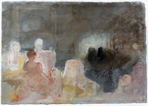 Fire-Light and Lamp-Light by J. M. W. Turner