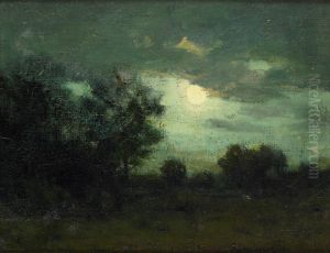 Moon over the Forest by Charles Warren Eaton, about 1895 by Charles Warren Eaton