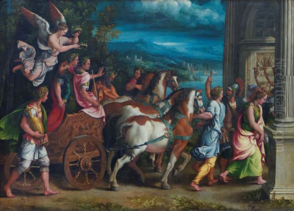 Triumph of Titus and Vespasian - view 1