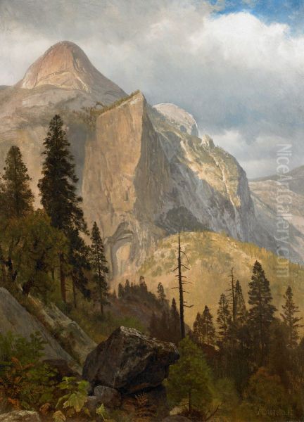 North Dome, Yosemite Valley - view 1