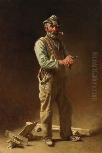 Now for a Good Smoke - Thomas Waterman Wood, 1899 - view 1
