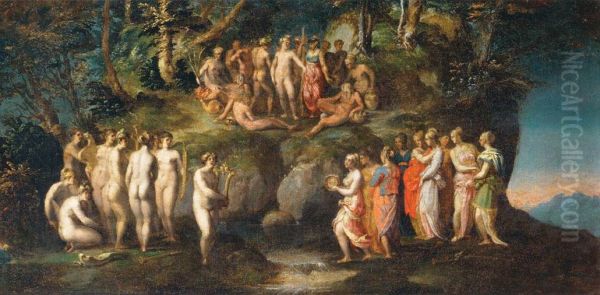The Contest of the Pierides - view 1