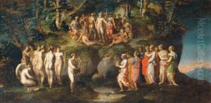 The Contest of the Pierides by Rosso Fiorentino