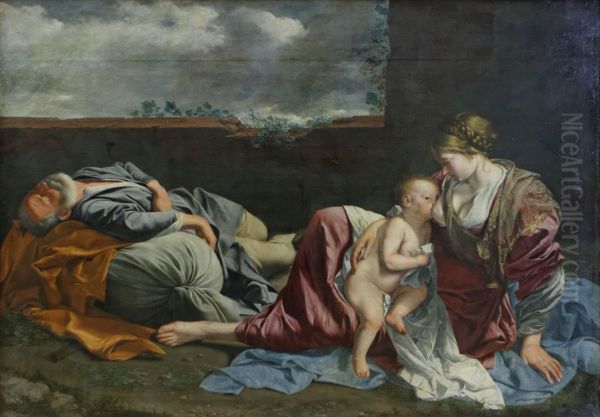 Rest on the Flight into Egypt - view 1