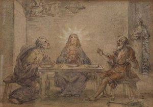 I Discepoli Di Emmaus. by Giovanni Carnovali Il Piccio