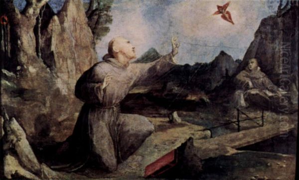 Hl. Franziskus empfangt die Stigmata - view 1