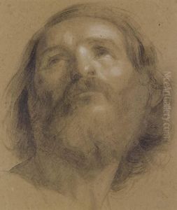 Studio Di Santo In Estasi by Giovanni Carnovali Il Piccio