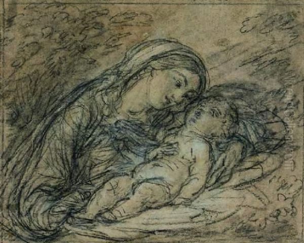 Vierge A L'enfant - view 1