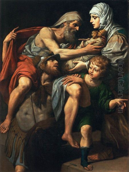 Aeneas   and  Anchises - view 1