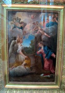 Annunciation by Agostino Carracci