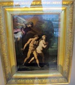 Adam et Eve chasses du Paradis terrestre by Giuseppe Cesari