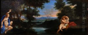Salmacis et Hermaphrodite by Francesco Albani