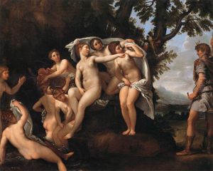 Acteon metamorphose en cerf by Francesco Albani