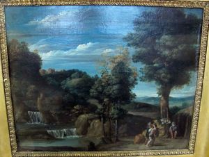 Paysage avec un ermite Paysage avec un ermite