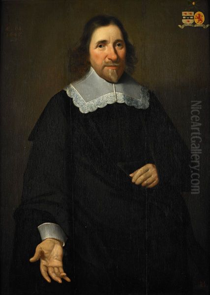 Portrait of Justinus van Moerkerken - view 1