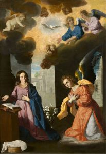 Annunciation by Francisco De Zurbaran