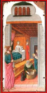 The Angel Appearing to Joachim; The Birth of the Virgin