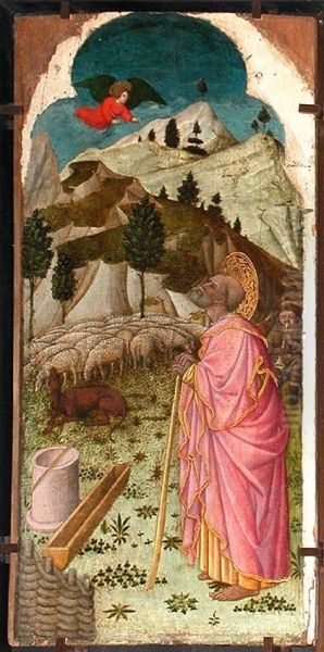 The Angel Appearing to Joachim; The Birth of the Virgin - view 1