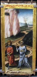 Joseph of Arimathea and Nicodemus on the Way to the Calvary by Niccolo di Liberatore