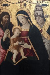Madonna and Child with St. Jerome and St. Gregory the Great Madonna and Child with St. Jerome and St. Gregory the Great