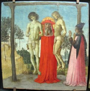 St. Jerome Supporting Two Hanged Young People St. Jerome Supporting Two Hanged Young People