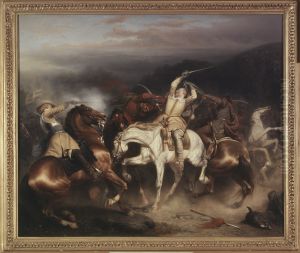 King Gustav II Adolf of Sweden at Stuhm by Carl Wahlbom