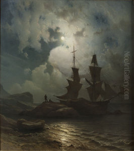Moonlight on the Coast of Norway Moonlight on the Coast of Norway