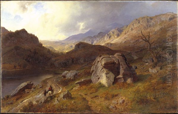 Lledr Valley in Wales - view 1