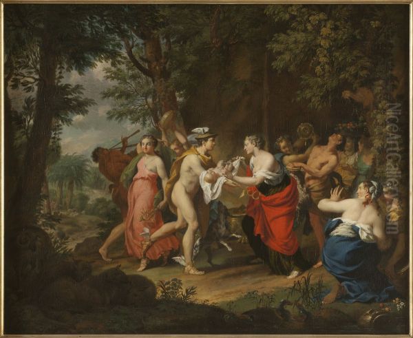 Mercury Confiding the Child Bacchus to the Nymphs on Nysa - view 1