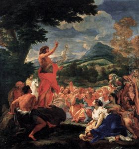 The Preaching of St John the Baptist by Giovanni Battista Gaulli