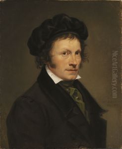 Tyske konstnaren Franz Riepenhausen by Olof Johan Sodermark