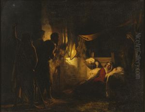 Herdarnas tillbedjan by Carl Heinrich Bloch