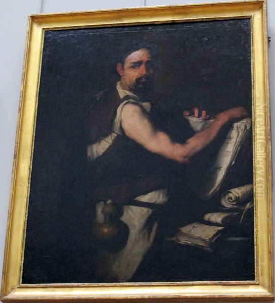 Philosophe avec une gourde a la ceinture - view 1
