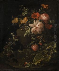 Flowers, Lizards and Insects by Elias van den Broeck