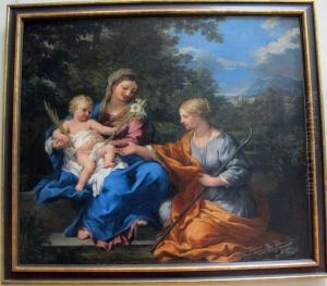 La Vierge a l'Enfant avec sainte Martine
