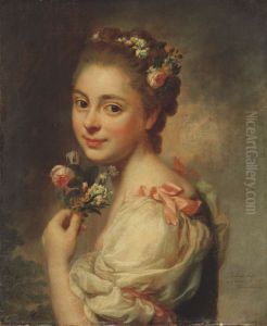 Portrait of the Artist's Wife Marie Suzanne, nee Giroust Portrait of the Artist's Wife Marie Suzanne, nee Giroust