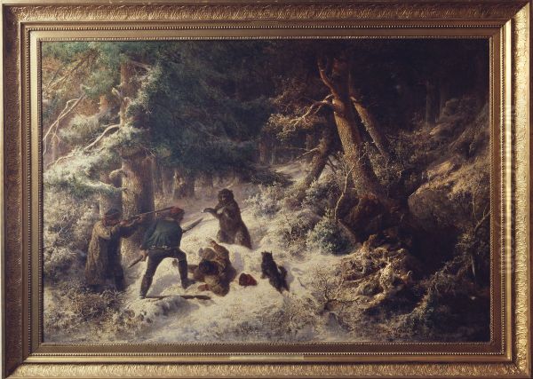 Bear-Hunting in the Winter - view 1