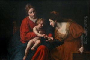 Mystic marriage of Saint Catherine of Alexandria by Alessandro Turchi