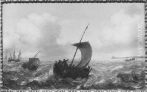 Fishing Boats at Sea Fishing Boats at Sea